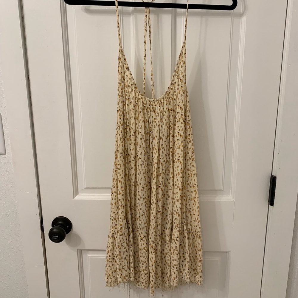 Mustard Strappy Jumper Size S